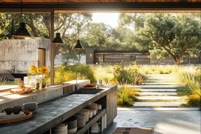 57246 outdoor remodeling projects patio deck and landscaped backyard in spring