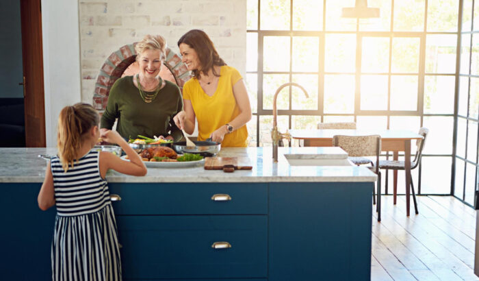 Summer kitchen remodeling design for family gatherings