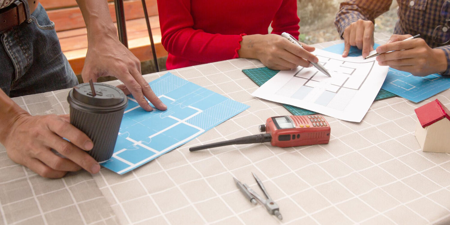 Homeowners planning a fall home remodel during summer
