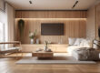Remodeled spare room transformed into a functional living area