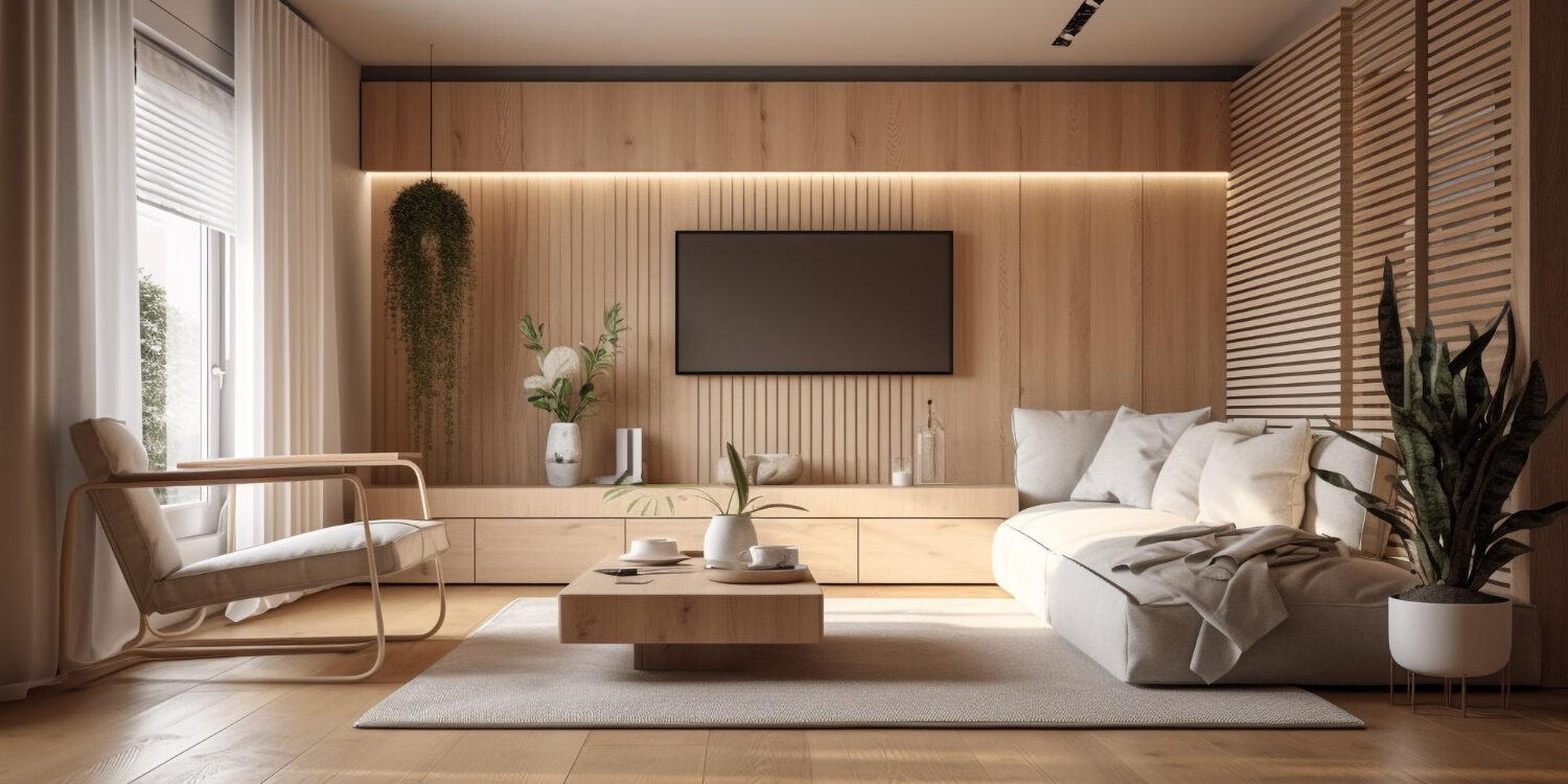Remodeled spare room transformed into a functional living area
